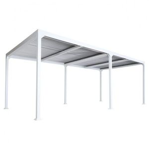 Bioklimatická pergola HWC-L46 3x6 Bílá obraz