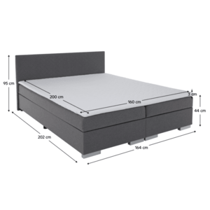 Boxspringová postel ADRIANA 4 Tempo Kondela 160 cm obraz