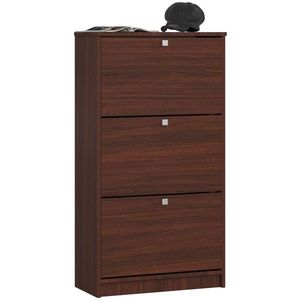 Ak furniture Botník Marienne 60 cm - 3 dvířka wenge obraz