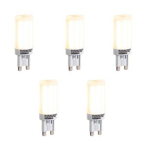 Set van 5 G9 3-staps dimbare LED lampen opaal 4.5W 500 lm 2700K obraz