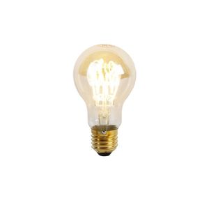 E27 stmívatelná LED spirálová lampa A60 goldline 4W 270 lm 2200K obraz