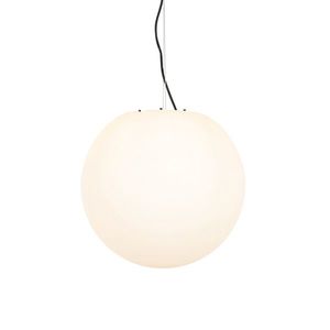 Moderní venkovní závěsná lampa bílá 45 cm IP44 - Nura obraz