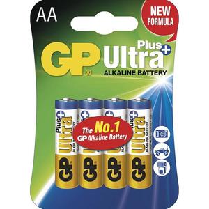 Alkalická baterie GP Ultra Plus AA (LR6), 4 ks obraz