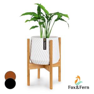 Fox & Fern Zeist, stojany na květiny, 2 výšky, kombinovatelné, zástrčný design, přírodní obraz