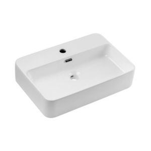 ArtCom Keramické umyvadlo TRUST 2 E-6282 | bílý lesk 55 cm obraz