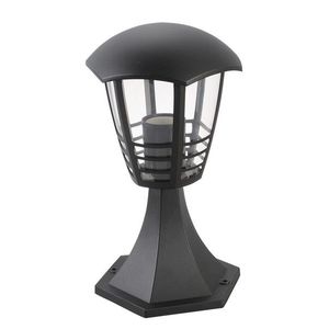 Rabalux Černá zahradní lampa Marseille pro LED žárovku E27 29, 7cm 8619 obraz