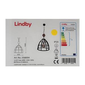 Lindby Lindby - Lustr na řetězu MAXIMILIA 1xE27/60W/230V obraz