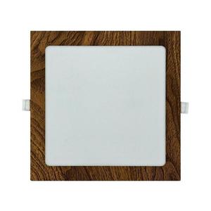 LED Podhledové svítidlo SQUARE LED/18W/230V 4200K 22x22 cm hnědá obraz