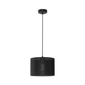 Lustr na lanku LOFT SHADE 1xE27/60W/230V pr. 25 cm černá obraz