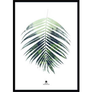 Plakát v rámu 50x70 cm Palm Leaf – Malerifabrikken obraz