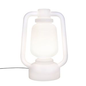 Stojací lampa bílá 110 cm IP44- Storm Extra Large obraz