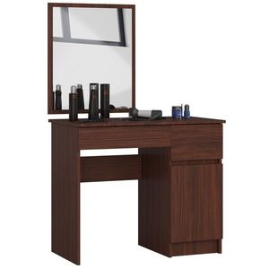 Ak furniture Kosmetický stolek se zrcadlem P-2/SL wenge pravý obraz