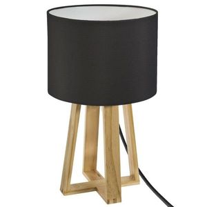 DekorStyle Noční lampa Molu černá 34, 5 cm obraz