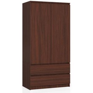 Ak furniture Šatní skříň Star 90 cm wenge obraz