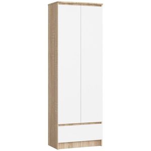 Ak furniture Skříň Rexa 60 cm dub sonoma/bílá obraz