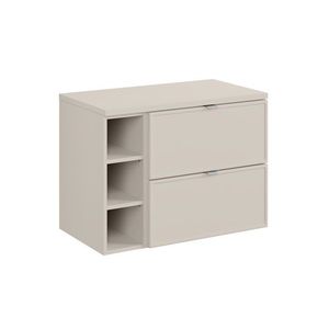 Comad Závěsná skříňka pod umyvadlo Bella Cashmere s deskou 80 cm kašmír obraz