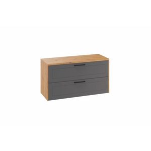 Comad Závěsná skříňka pod umyvadlo Madera s deskou 120 cm dub artisan/grafit obraz