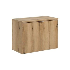 Comad Závěsná skříňka pod umyvadlo Nova Oak II s deskou 80 cm dub coast evoke obraz