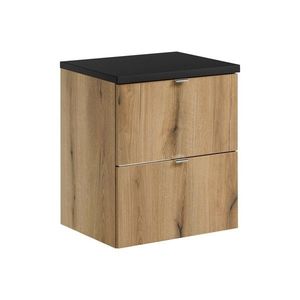 Comad Závěsná skříňka pod umyvadlo Nova Oak s deskou 50 cm dub coast evoke obraz