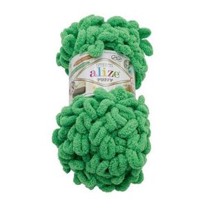 Bellatex Příze PUFFY zelená, 100 g / 9 m obraz