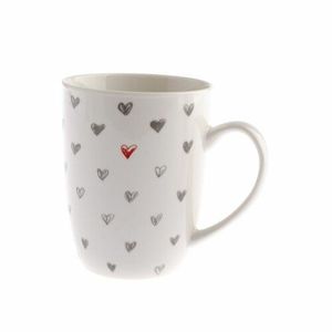 Porcelánový hrnek HEART, 340 ml obraz