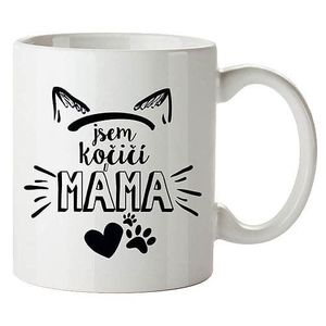 Bohemia Gifts Keramický hrnek - Jsem kočičí máma, 350 ml obraz