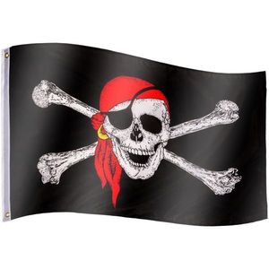 Tuin Jolly Roger 60928 Pirátská vlajka - 120 cm x 80 cm obraz