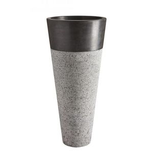 Indera Pedestal Hammered Black 57079 Volně stojící kamenné umyvadlo obraz