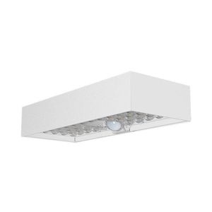 LED Solution Bílé LED nástěnné solární svítidlo s pohybovým čidlem 6W IP65 10308 obraz