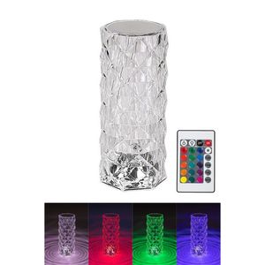 Rabalux Průhledná LED RGB nabíjecí lampa Siggy 1, 5W s dálkovým ovládáním 76015 obraz