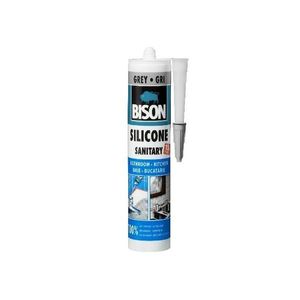 BISON SILICONE SANITARY ŠEDÝ 280 ml obraz