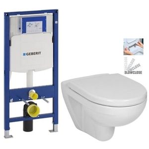 GEBERIT Duofix bez tlačítka + WC JIKA LYRA PLUS + SEDÁTKO DURAPLAST SLOWCLOSE 111.300.00.5 LY5 obraz