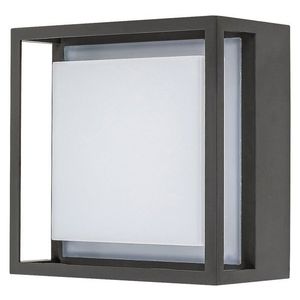 Rabalux Antracitové fasádní LED svítidlo Mendoza čtvercové 6, 5W IP65 7110 obraz