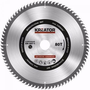 Kreator pilový kotouč na dřevo, 254 mm, 80T obraz