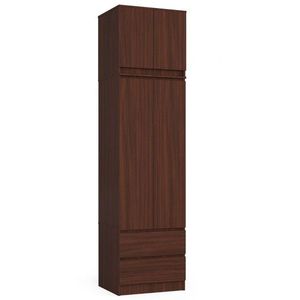 Ak furniture Šatní skříň s nástavcem STAR 60 cm wenge obraz