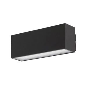 Rabalux 77075 venkovní nástěnné LED svítidlo Mataro 10 W, černá obraz