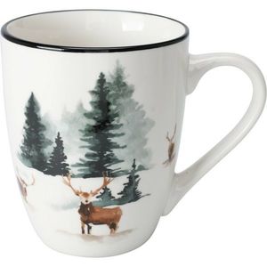 Porcelánový hrnek Winter Deer, 320 ml obraz