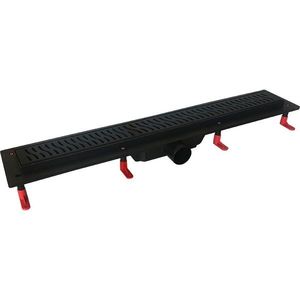 HOPA Odtokový žlab STANDARDline BLACK Rozměr A 70 cm, Varianta roštu Harmony OLPZLABST69BH obraz