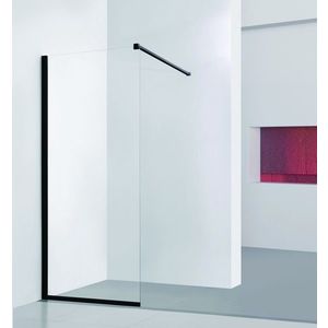 HOPA Walk-in sprchový kout LAGOS BLACK Barva rámu Černá, Rozměr A 120 cm BCLAGO12BC obraz