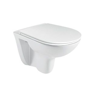 MEREO WC závěsné, RIMLESS, 530x355x360, keramické, vč. sedátka CSS113S VSD81S obraz