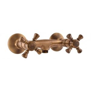 SLEZAK-RAV Vodovodní baterie sprchová MORAVA STARÁ MOSAZ, Barva: Stará mosaz (Bronz), Rozměr: 150 mm MK380.5SM obraz