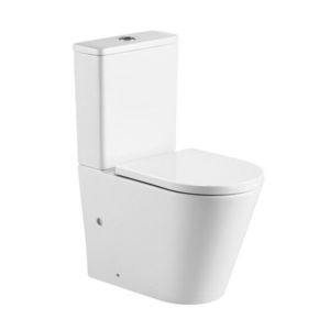 MEREO WC kombi, vario odpad, kapotované, Smart Flush RIMLESS, keramické, vč. sedátka VSD91T2 obraz