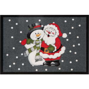 Rohožka Hanse Home Santa and Snowman, 40 x 60 cm obraz