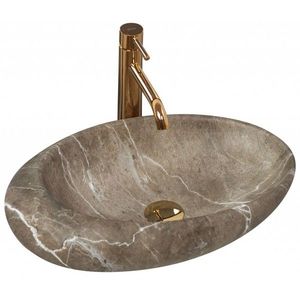 REA Umyvadlo na desku Roxy B Stone Nature 48, 7x30, 7 REA-U6650 obraz