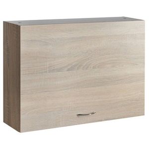 AQUALINE ZOJA/KERAMIA horní skříňka výklopná 70x50x20cm, dub platin 52364 obraz