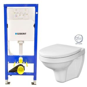 GEBERIT DuofixBasic bez tlačítka + WC CERSANIT DELFI + SOFT SEDÁTKO 458.103.00.1 X DE2 obraz