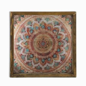 Wallity Nástěnný obraz Mandala 33x33 cm vícebarevný obraz