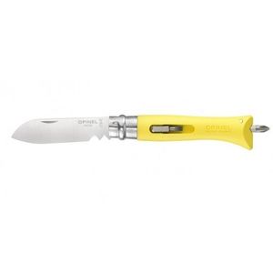 Opinel VR N°09 Inox DIY, žlutý kutilský nůž 001804 obraz