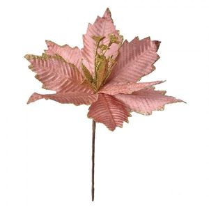 Růžová umělá květina zápich vánoční hvězda Poinsettia - Ø 24*27 cm 65825 obraz