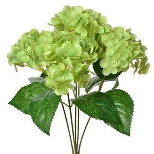 Zelená umělá květina hortenzie Hydrangea - 23*23*45 cm 6PL0347GR obraz